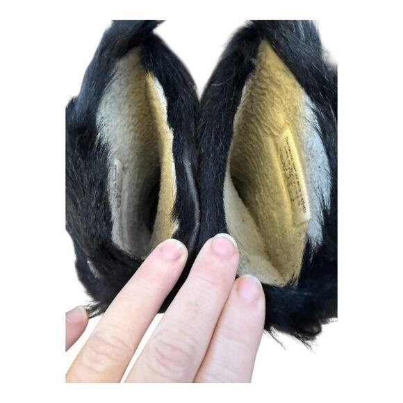 Vintage Winna Fur Apres Ski Boot Black Women size 10 - Picture 8 of 12